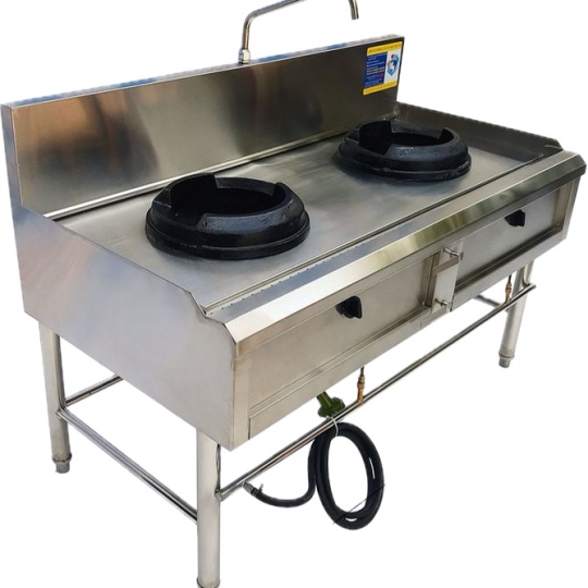 Bếp Á 2 Họng Kiền Bánh Ú