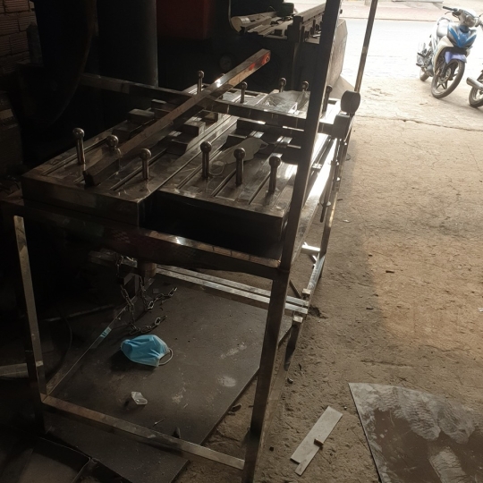 Bàn ép đậu hủ 2 dây 