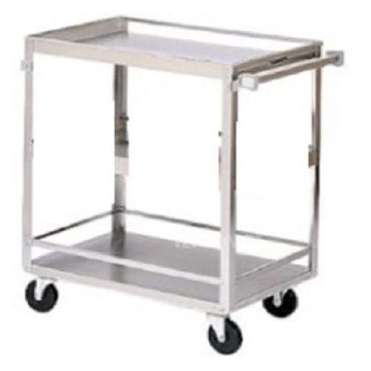 Kệ inox 2 tầng có bánh xe