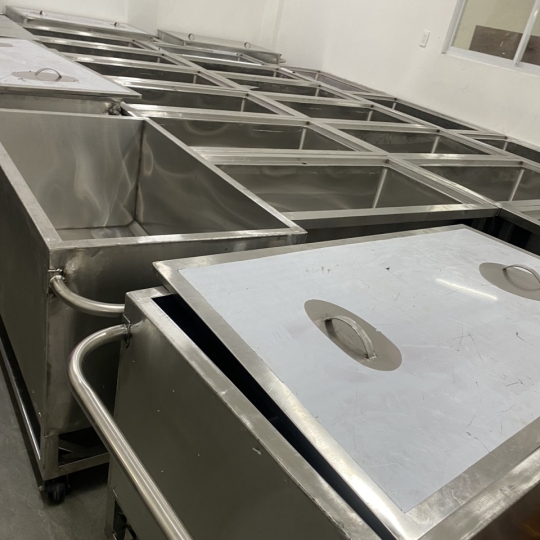 Xe giữ nóng cơm công nghiệp inox